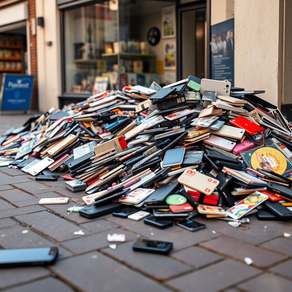 Stock dumped outside Brighton store following sudden closure